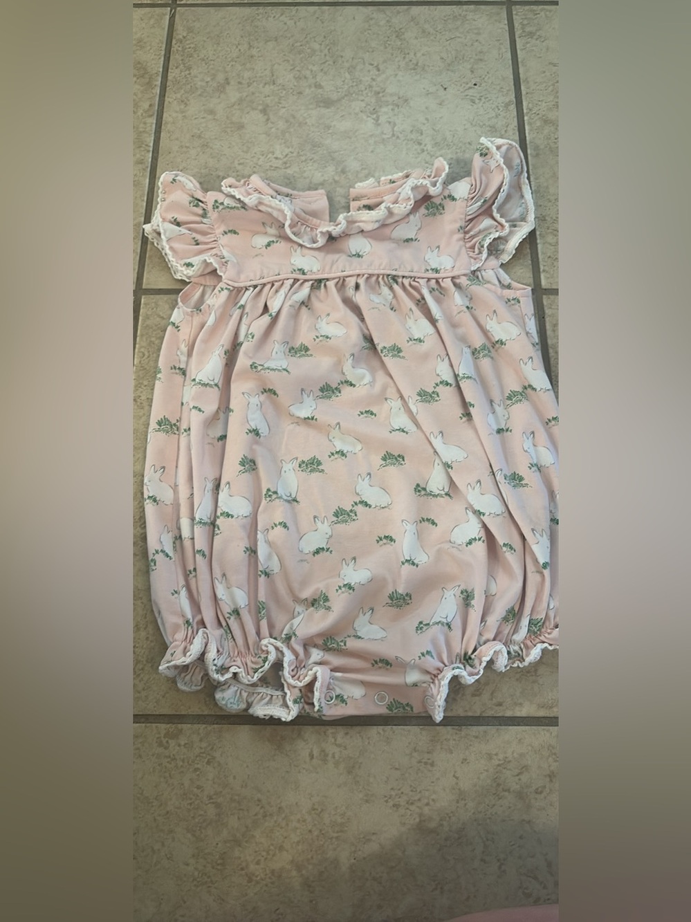 Shrimp & Grits Kids Bunny Bubble size 2T